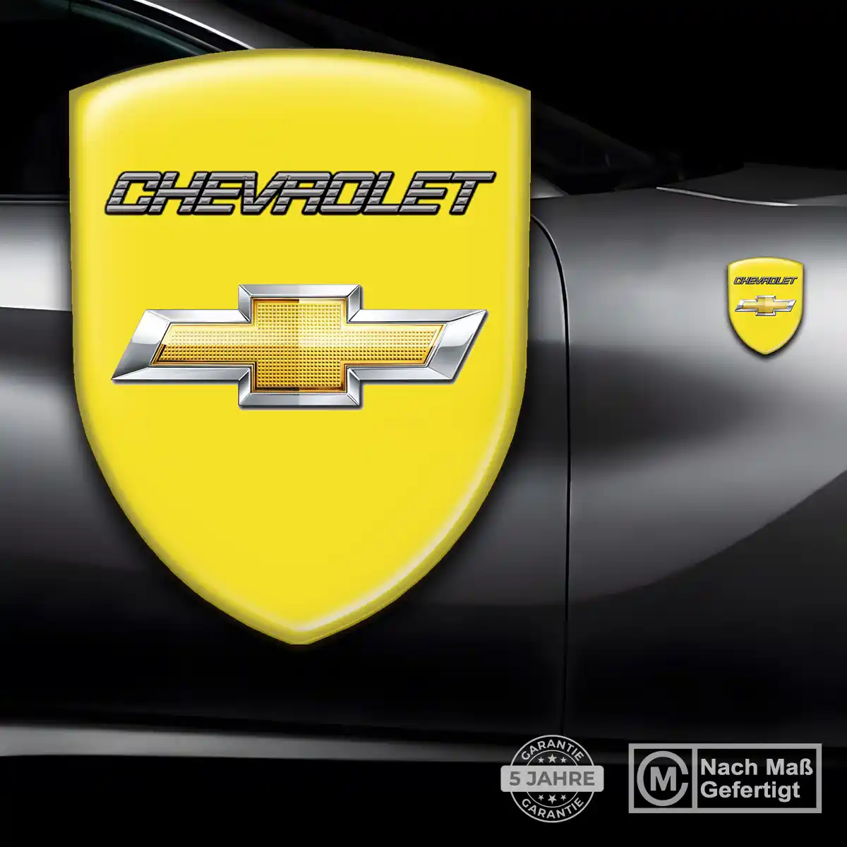 Chevrolet Wappen Emblem Aufkleber Premium-Edition