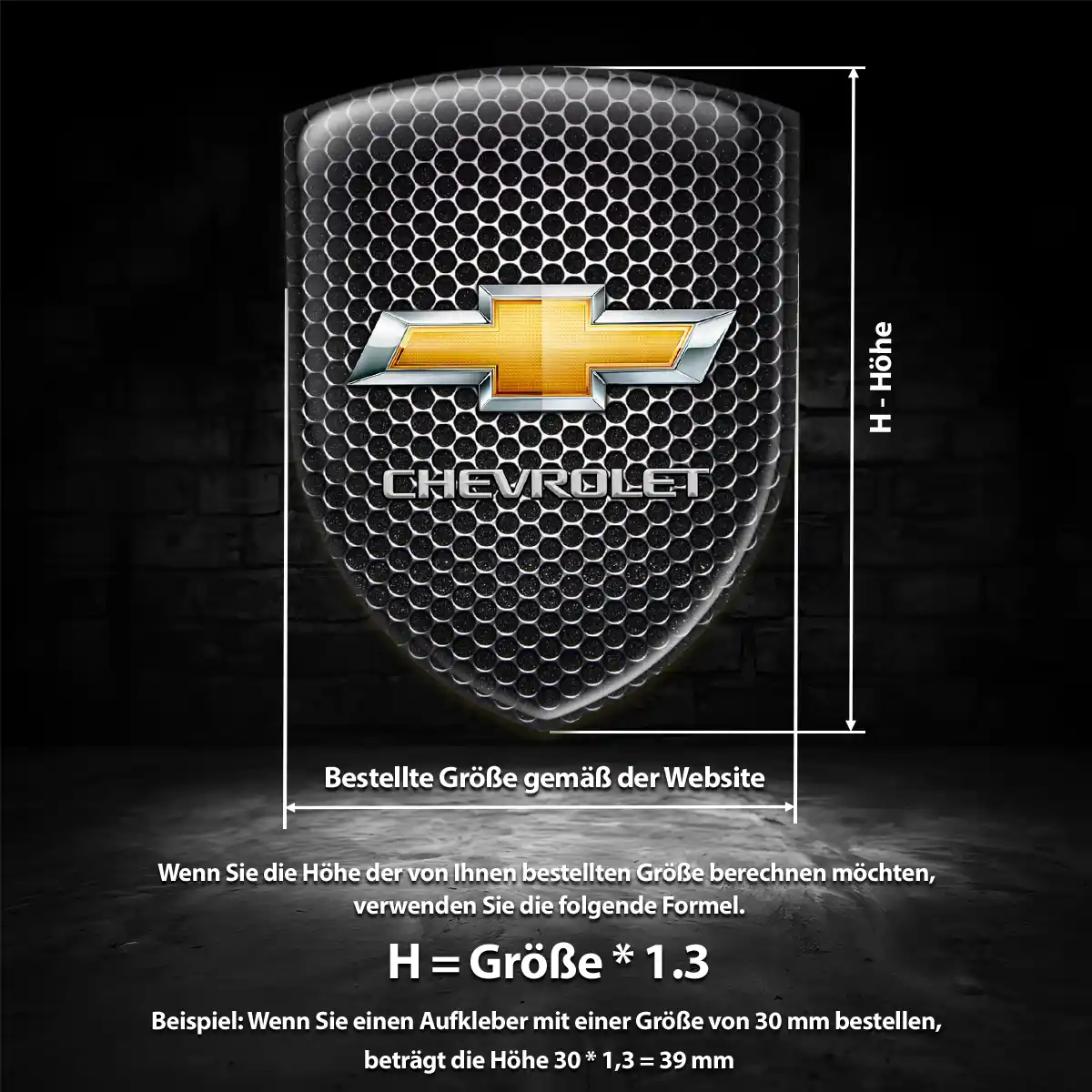 Chevrolet Wappen Emblem Auto Hohe Qualität