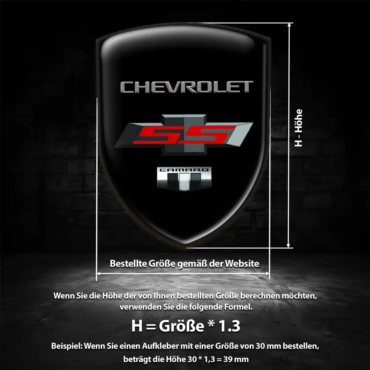 Chevrolet Wappen Emblem Auto Stilvolles Design