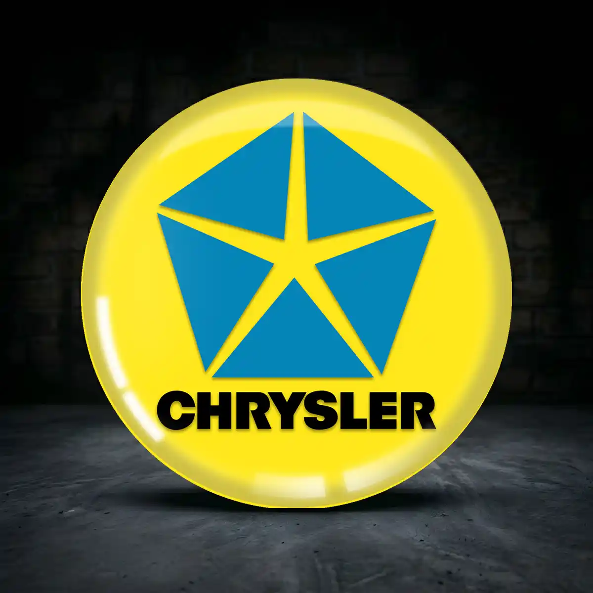 Chrysler Aufkleber Epoxidharz Stilvolles Design