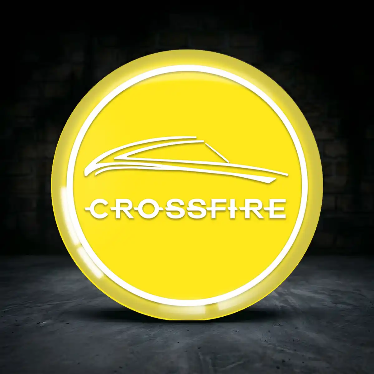 Chrysler Crossfire Aufkleber 3D Gel Stilvolles Design