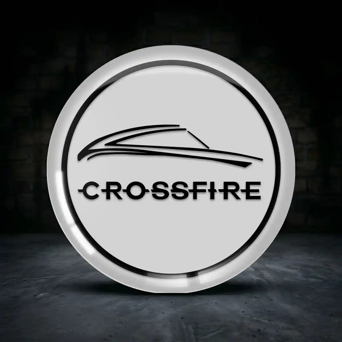Chrysler Crossfire Radmitte Aufkleber Nabendeckel Stilvolles Design