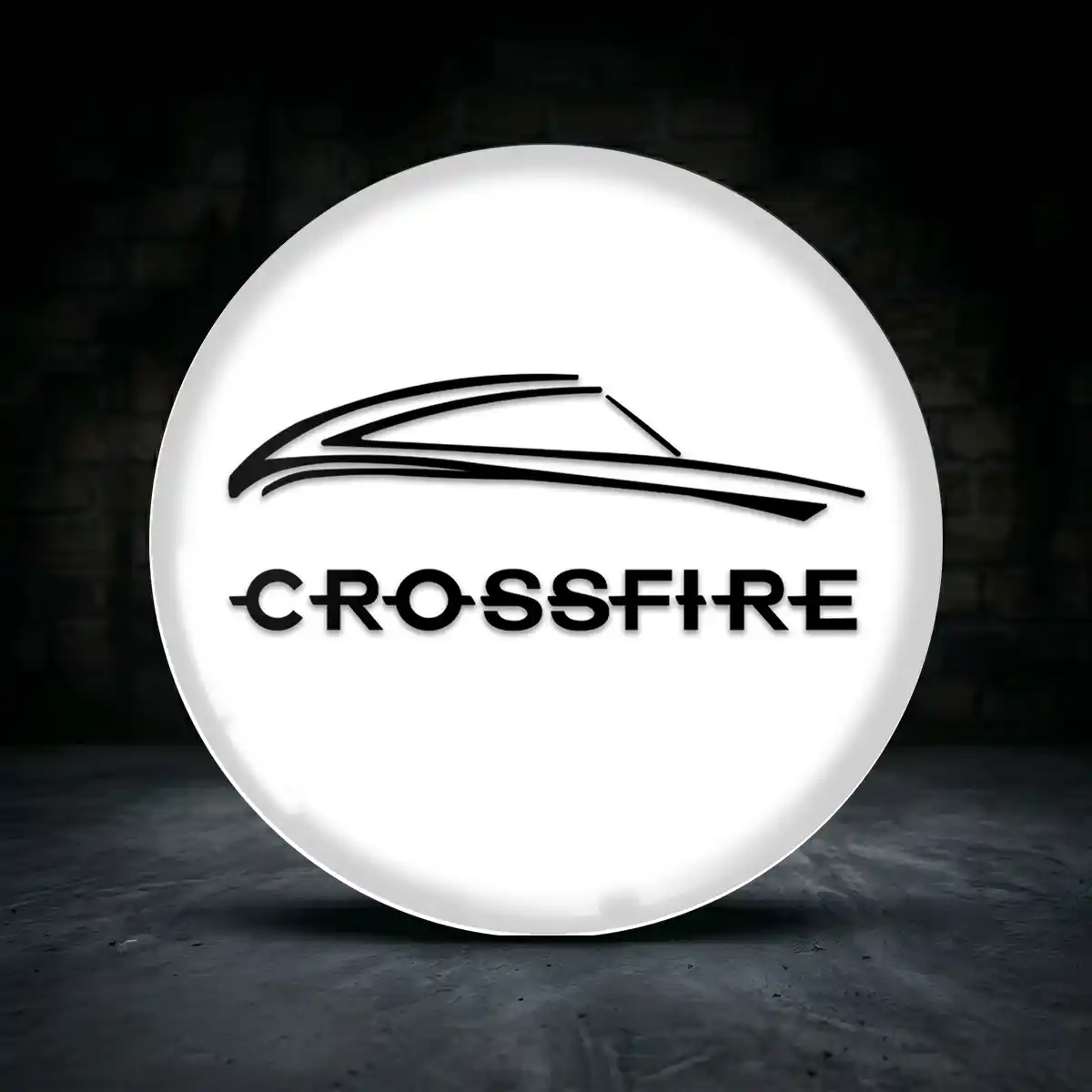 Chrysler Crossfire Silikon Aufkleber Embleme Hohe Qualität