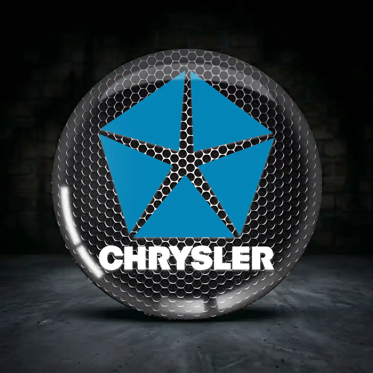 Chrysler Emblem Silikon Aufkleber Radkappen Hohe Qualität