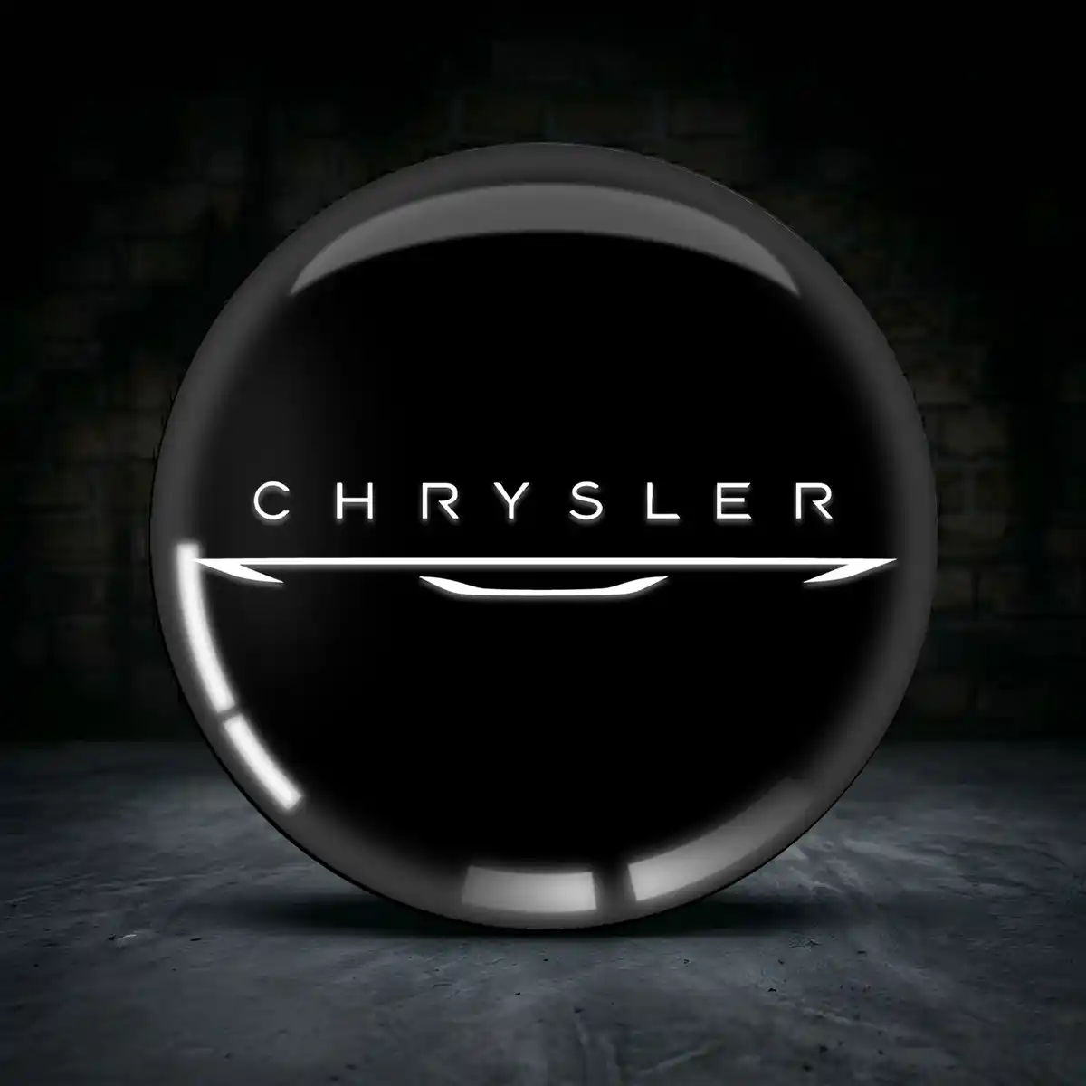 Chrysler Embleme Silikon Aufkleber Hohe Qualität
