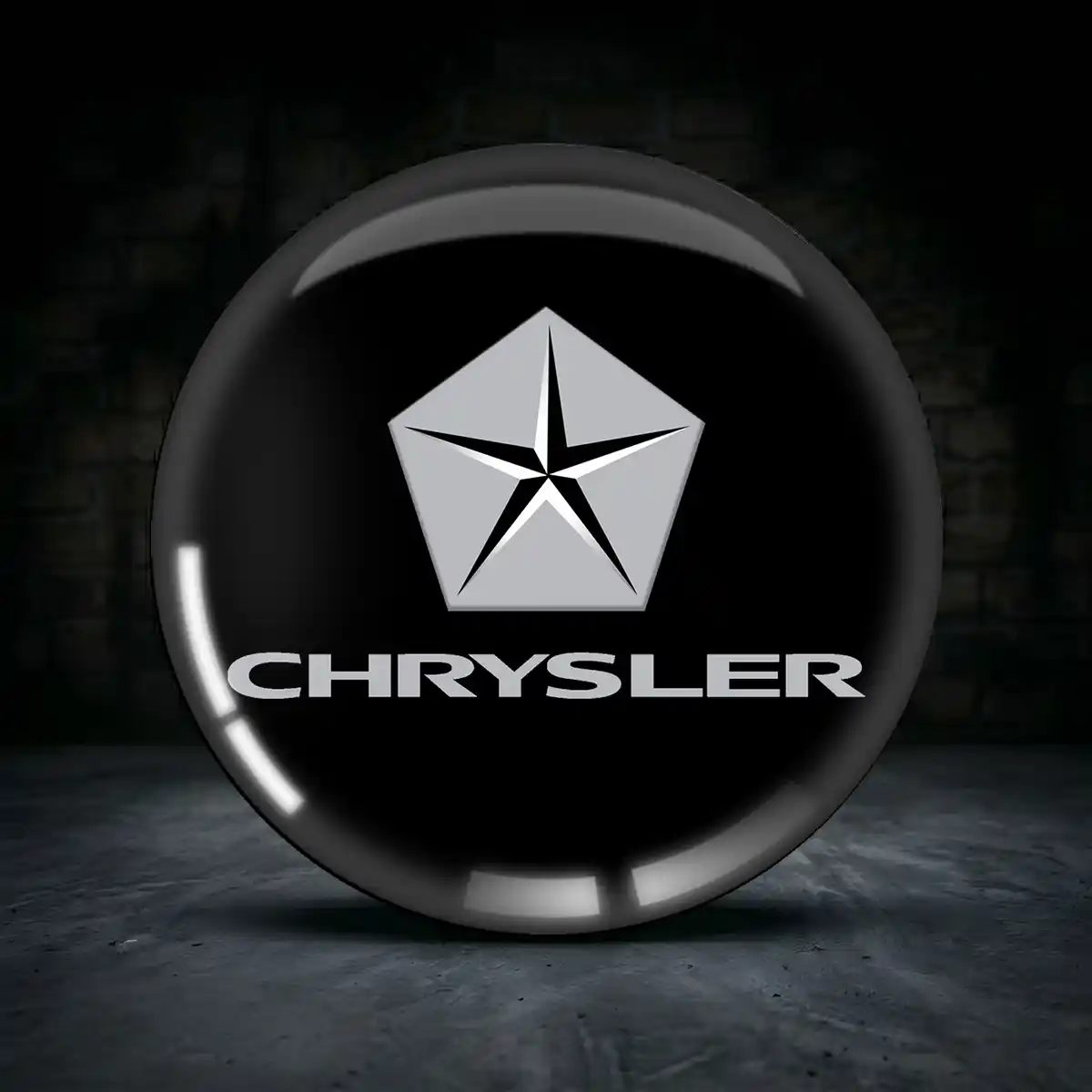 Chrysler Embleme Silikon Aufkleber Stilvolles Design