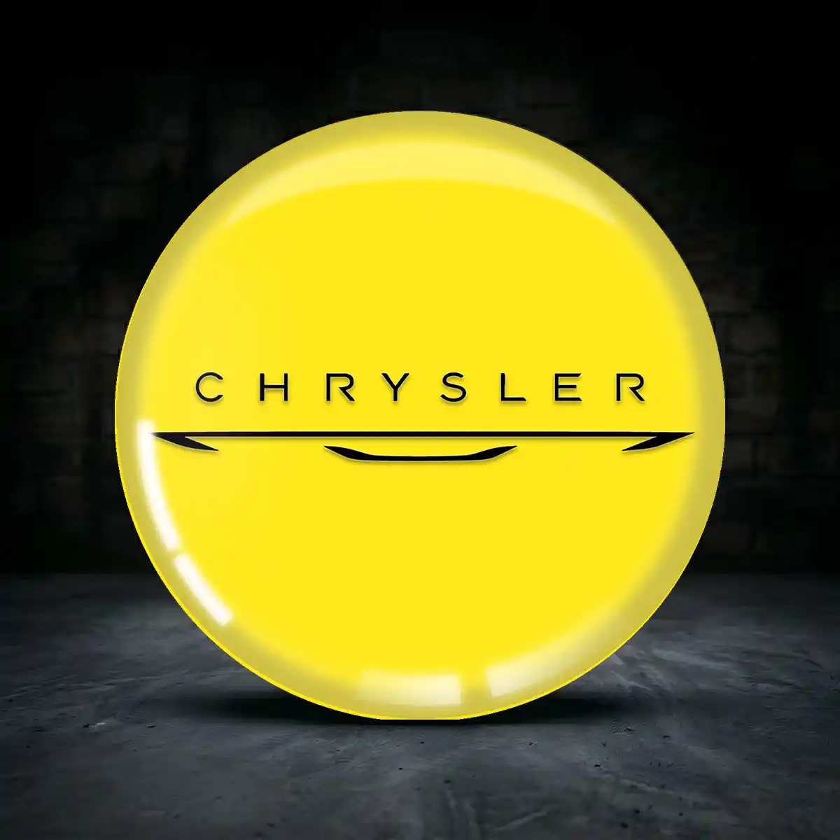 Chrysler Nabendeckel Aufkleber Stilvolles Design