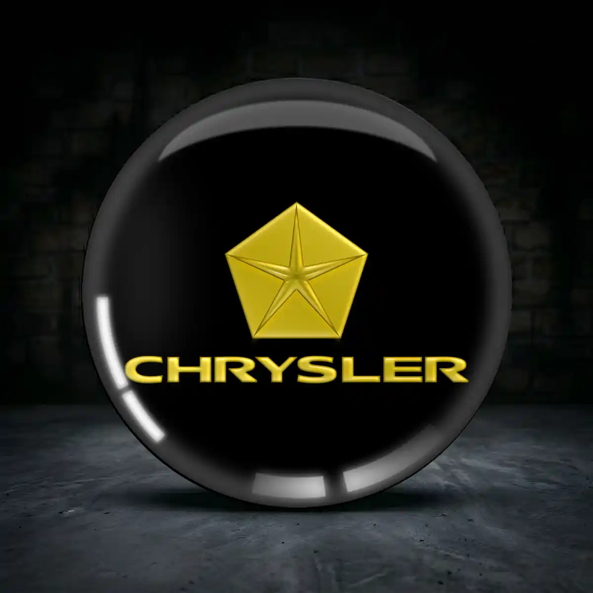 Chrysler Silikon Aufkleber Embleme Stilvolles Design