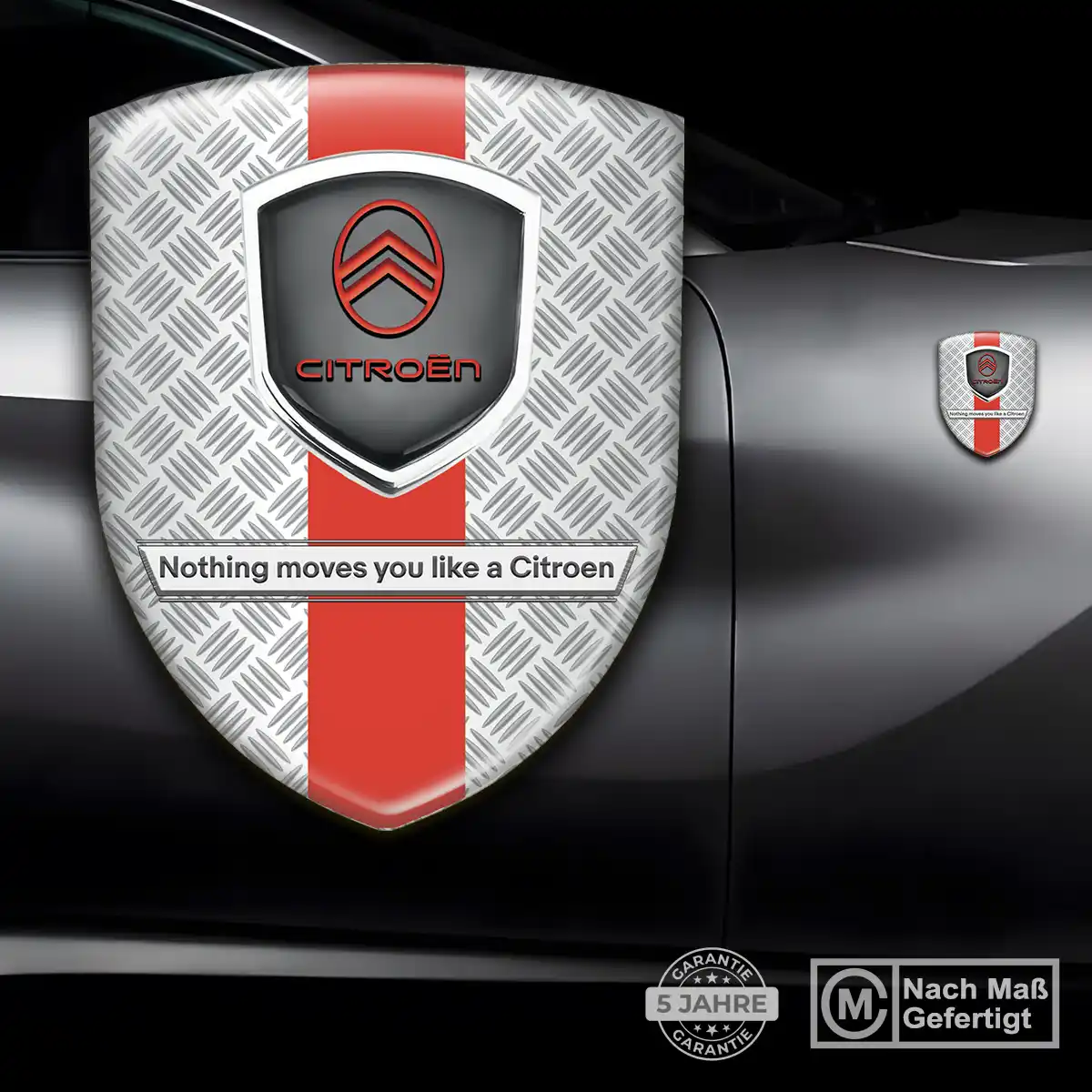 Citroen 3D Gel Aufkleber Ausdrucksstarkes Design