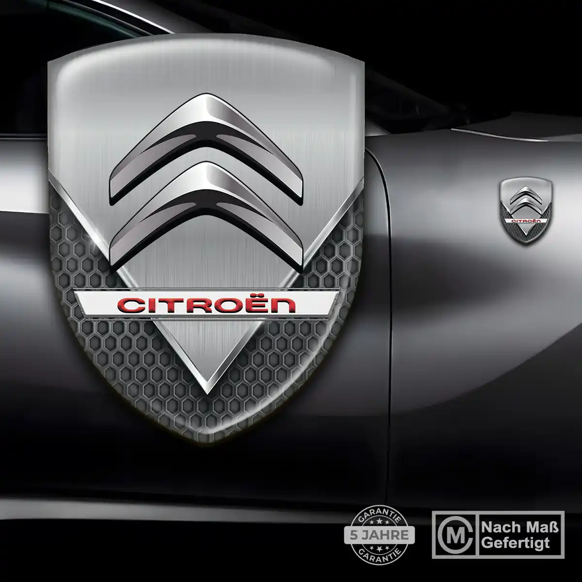 Citroen 3D Gel Aufkleber Auto Ausdrucksstarkes Design