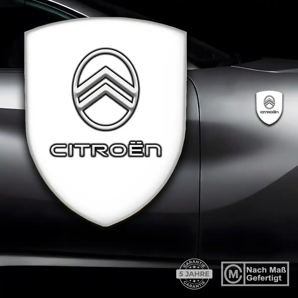 Citroen 3D Gel Aufkleber Auto Edles Design