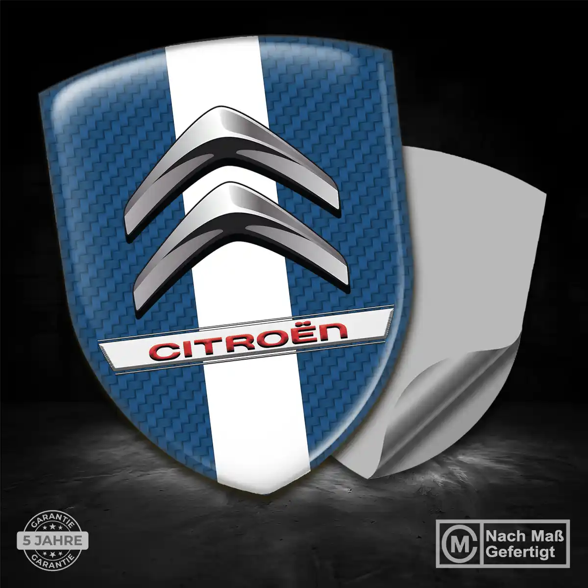 Citroen 3D Gel Aufkleber Auto Elegantes Design