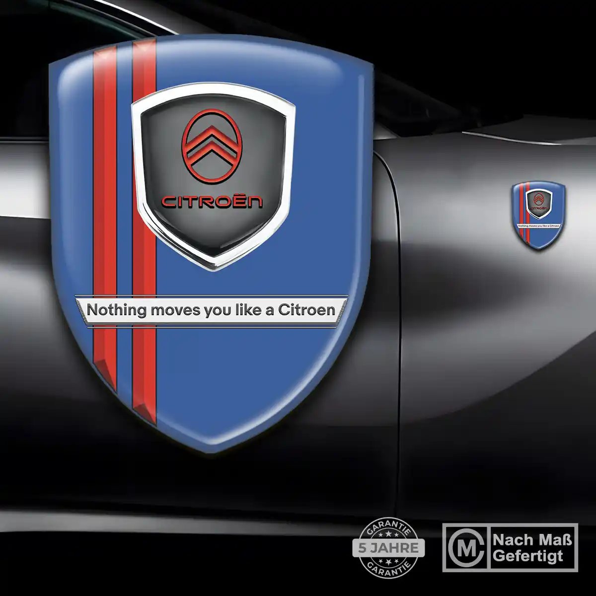 Citroen 3D Gel Aufkleber Auto Luxus-Edition