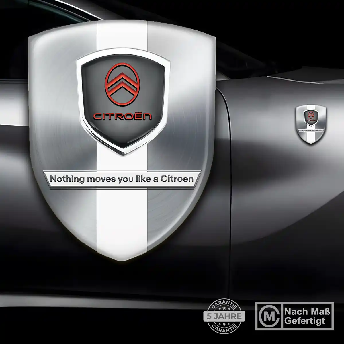 Citroen 3D Gel Aufkleber Auto Markenedition
