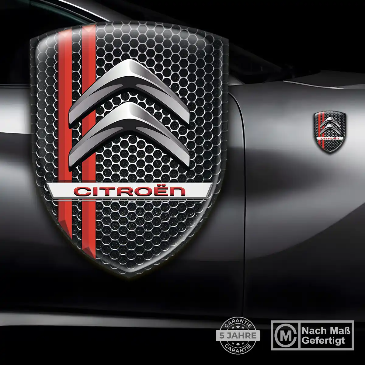 Citroen 3D Gel Aufkleber Auto Premium-Edition