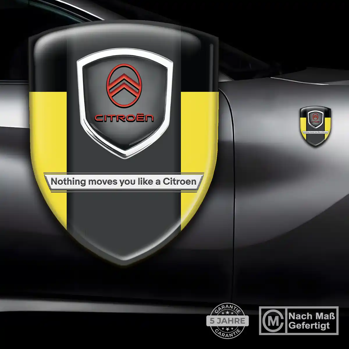 Citroen 3D Gel Aufkleber Auto Tuningfahrzeug