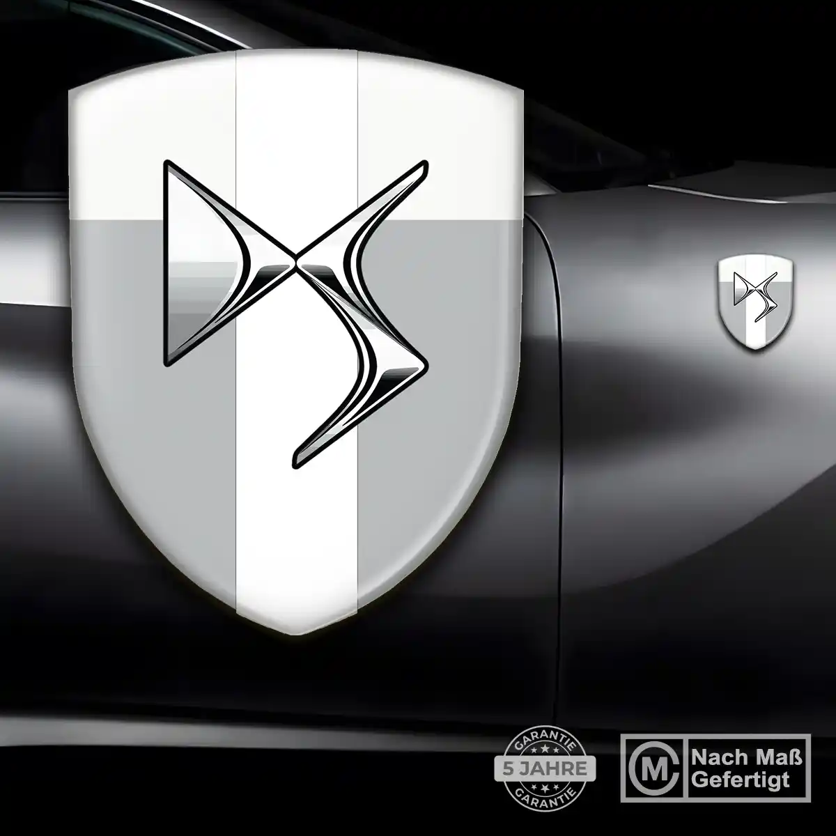 Citroen 3D Gel Aufkleber Elegantes Design