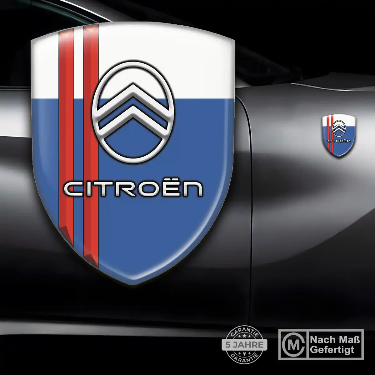 Citroen 3D Gel Aufkleber Emblem Anspruchsvolles Design