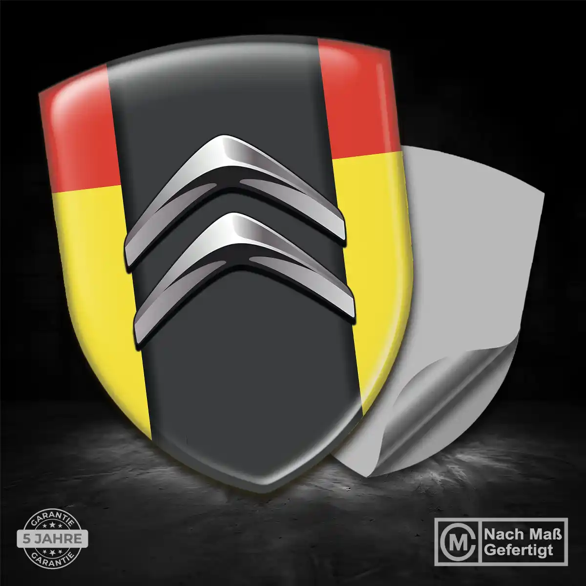 Citroen 3D Gel Aufkleber Emblem Ausdrucksstarkes Design