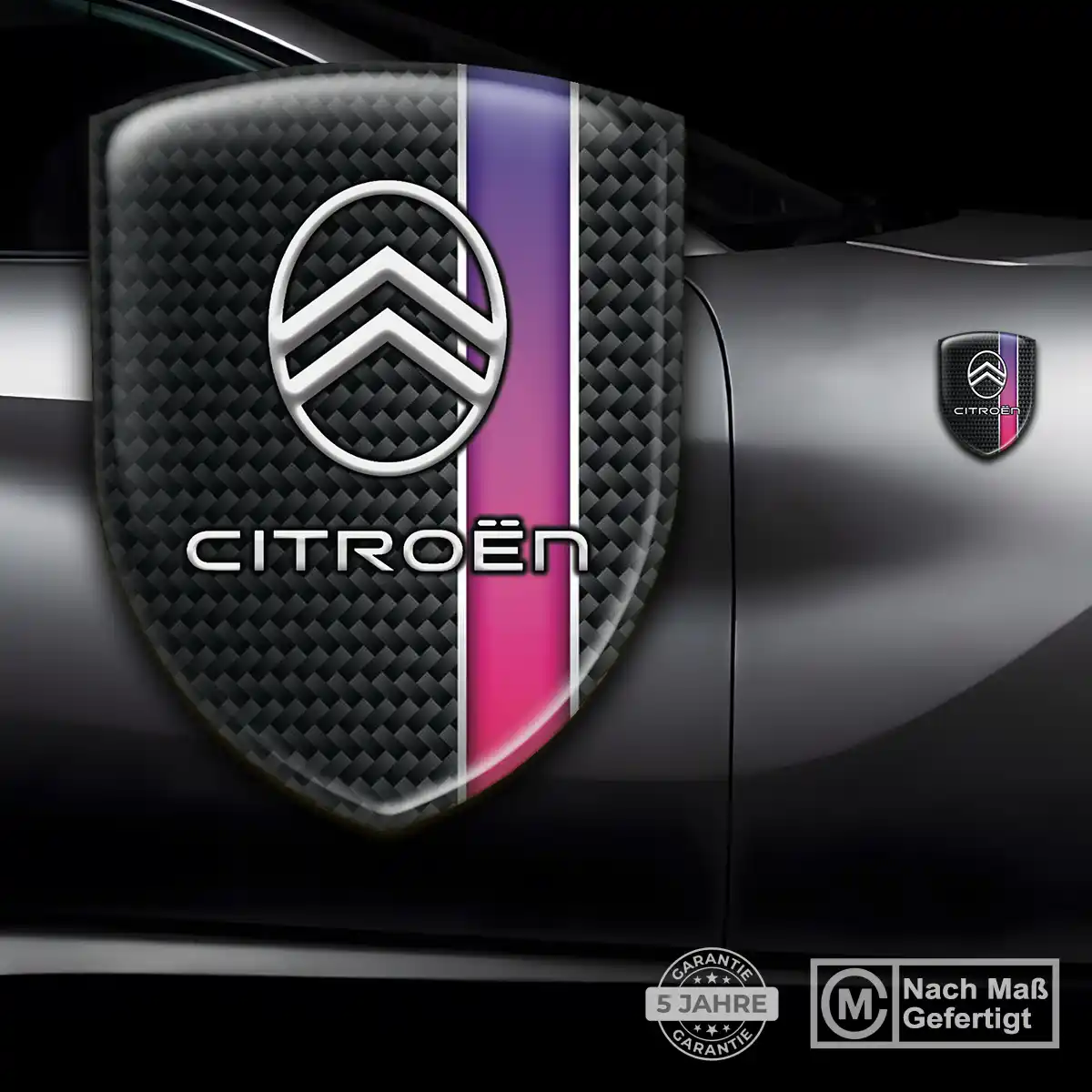 Citroen 3D Gel Aufkleber Emblem Auto Elegantes Design