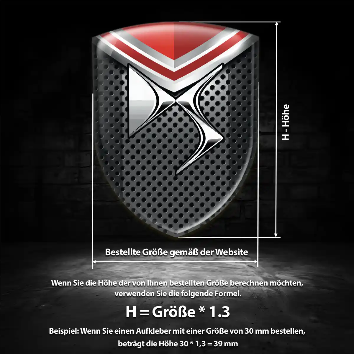 Citroen 3D Gel Aufkleber Emblem Auto Exterieurdesign