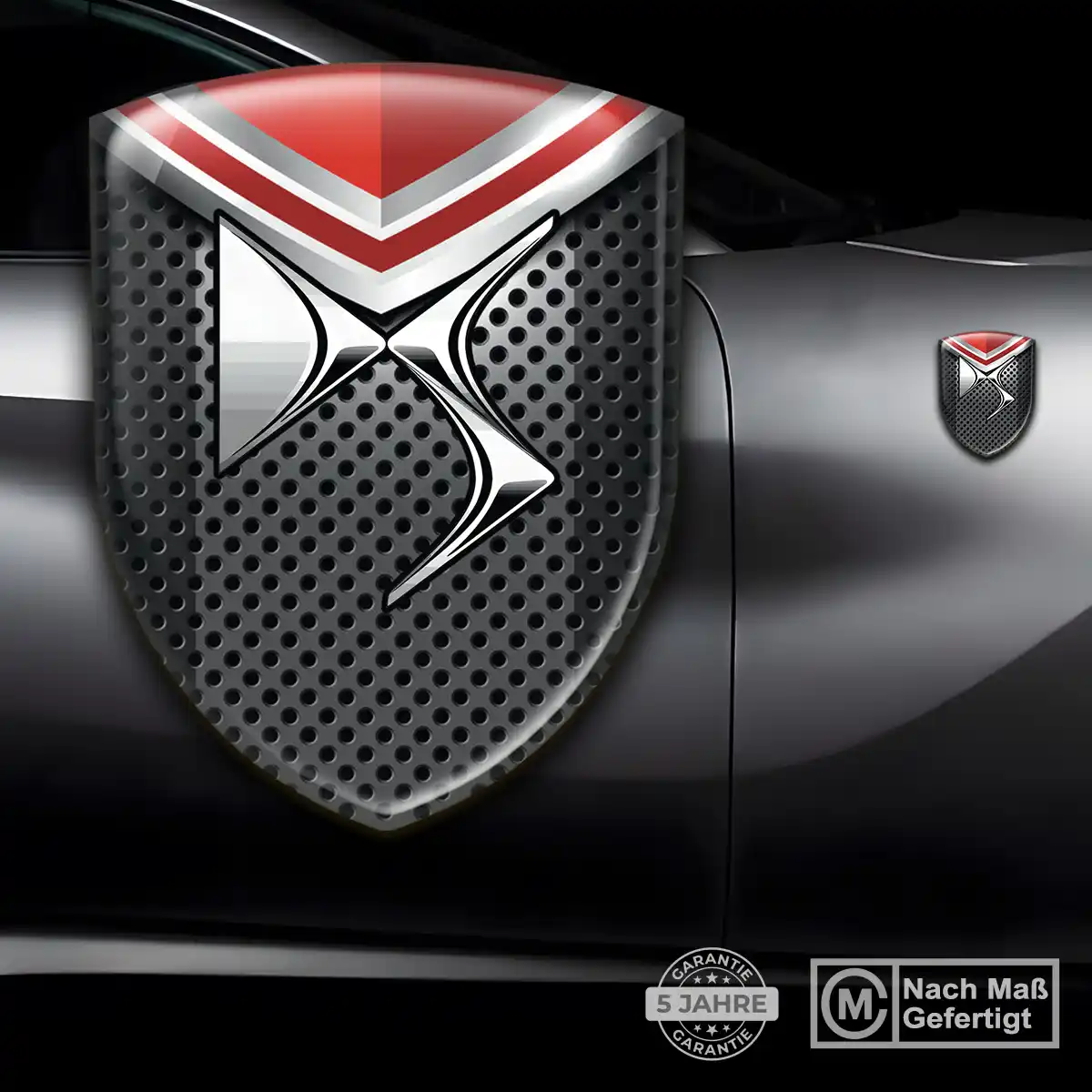 Citroen 3D Gel Aufkleber Emblem Auto Exterieurdesign