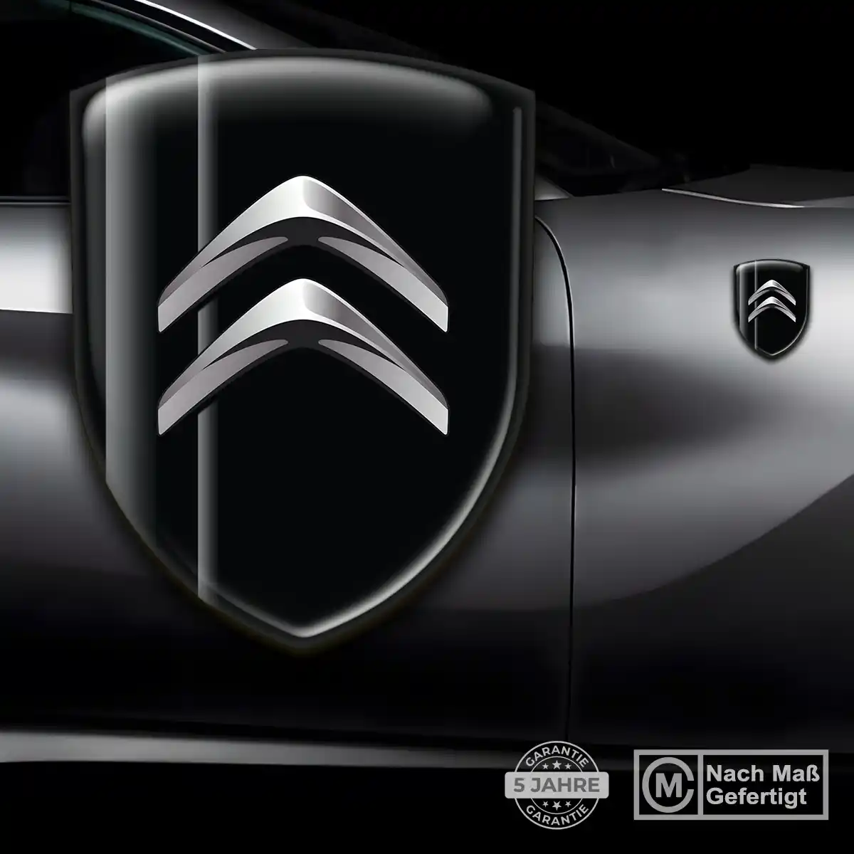 Citroen 3D Gel Aufkleber Emblem Auto Hochwertiges Harz