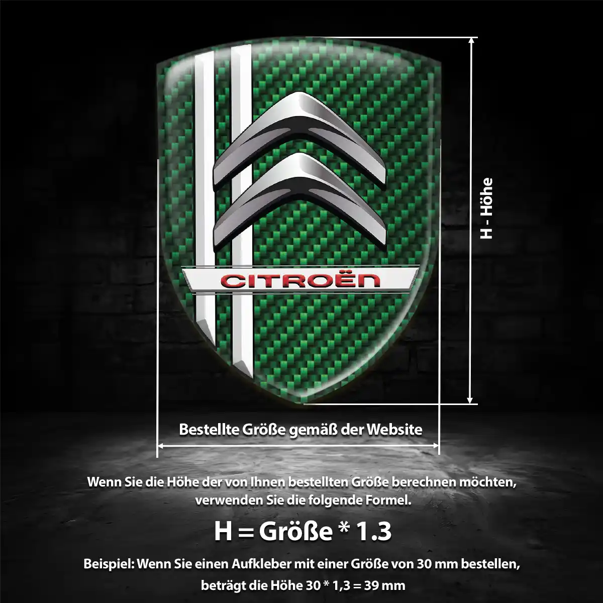Citroen 3D Gel Aufkleber Emblem Auto Hohe Qualität