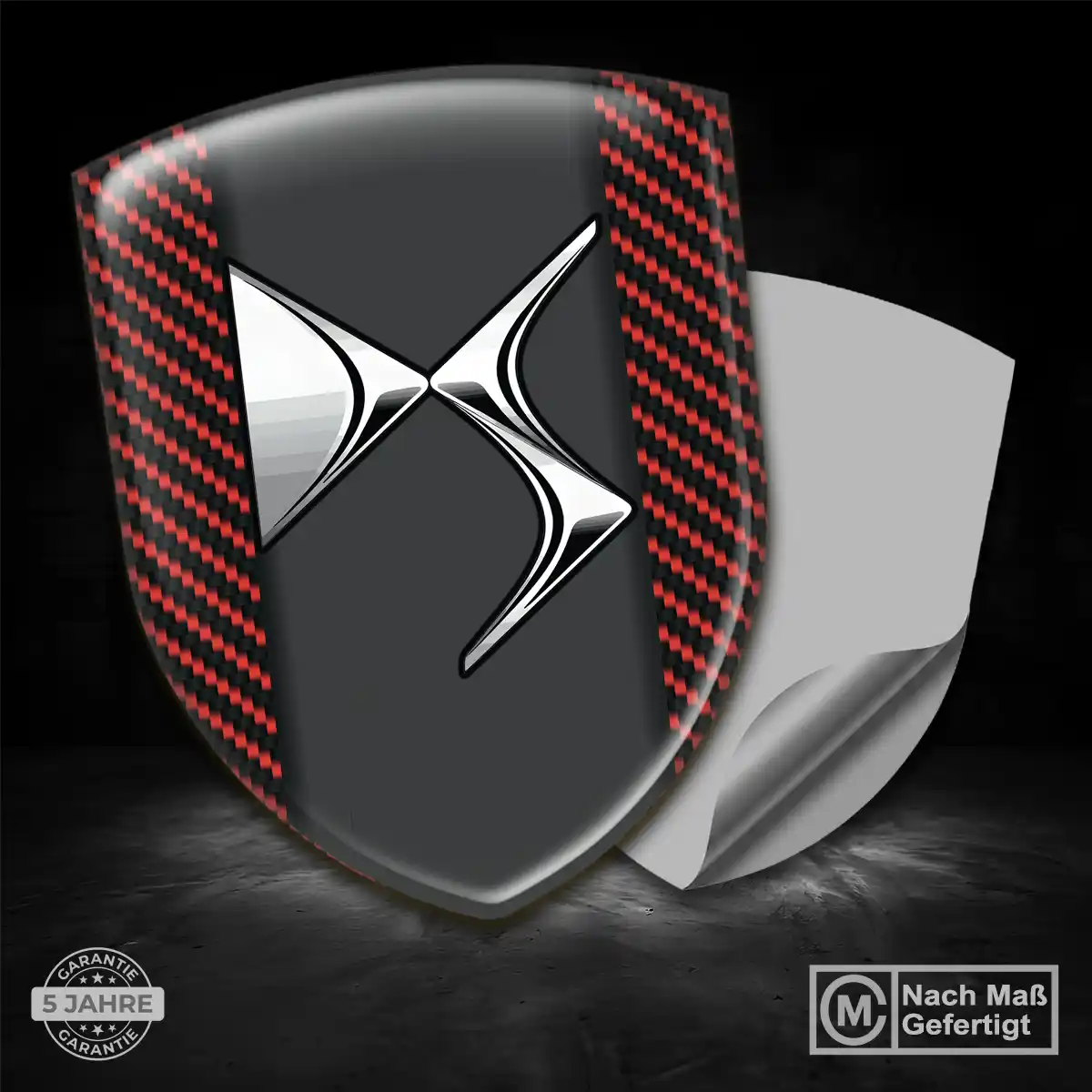 Citroen 3D Gel Aufkleber Emblem Auto Markenedition