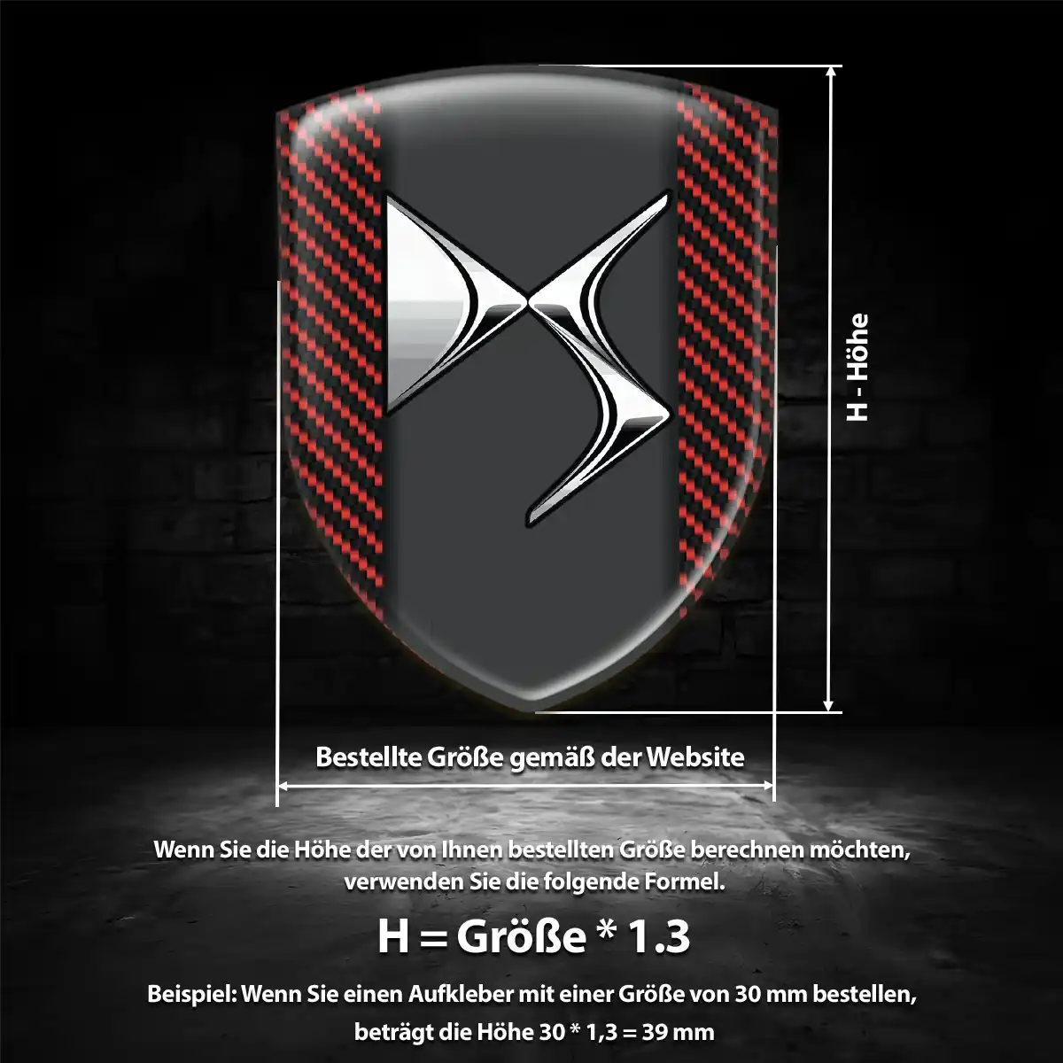 Citroen 3D Gel Aufkleber Emblem Auto Markenedition