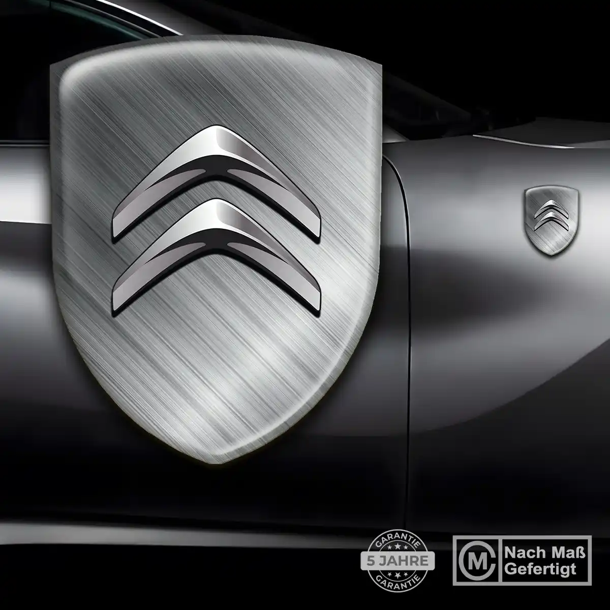 Citroen 3D Gel Aufkleber Emblem Edles Design