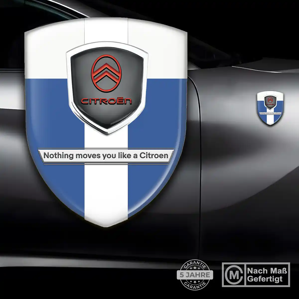 Citroen 3D Gel Aufkleber Emblem Limitierte Auflage