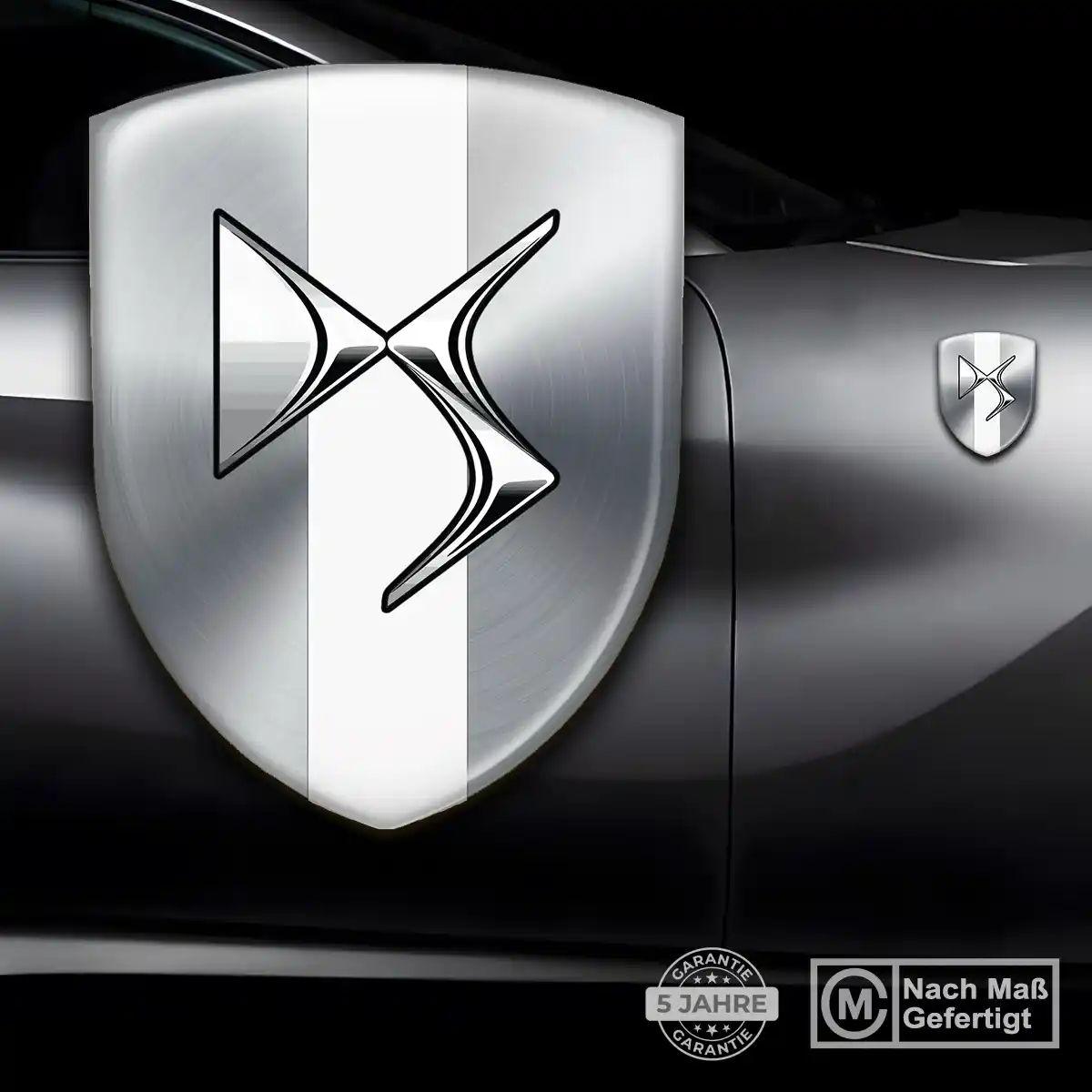 Citroen 3D Gel Aufkleber Emblem Luxus-Edition