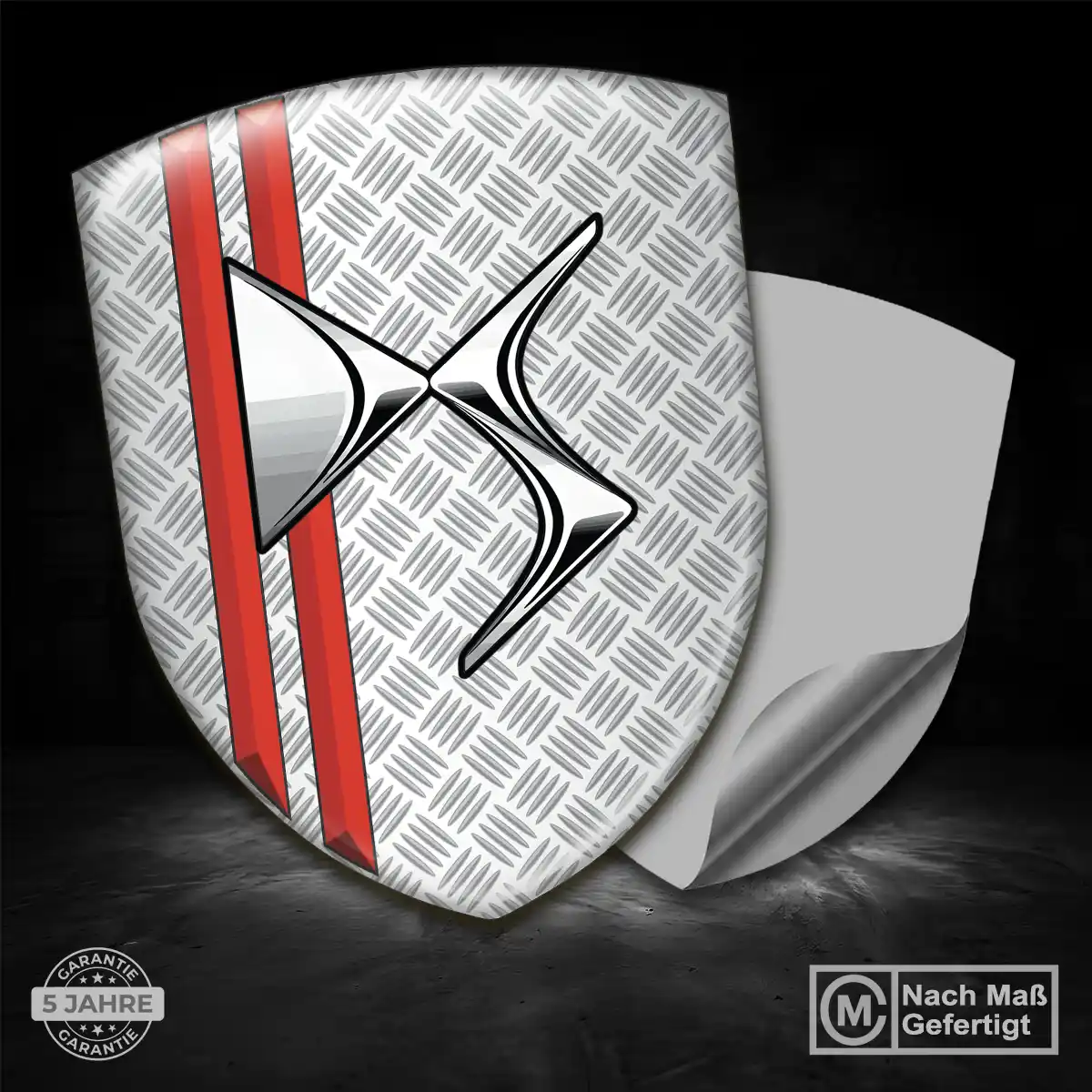 Citroen 3D Gel Aufkleber Emblem Markenedition