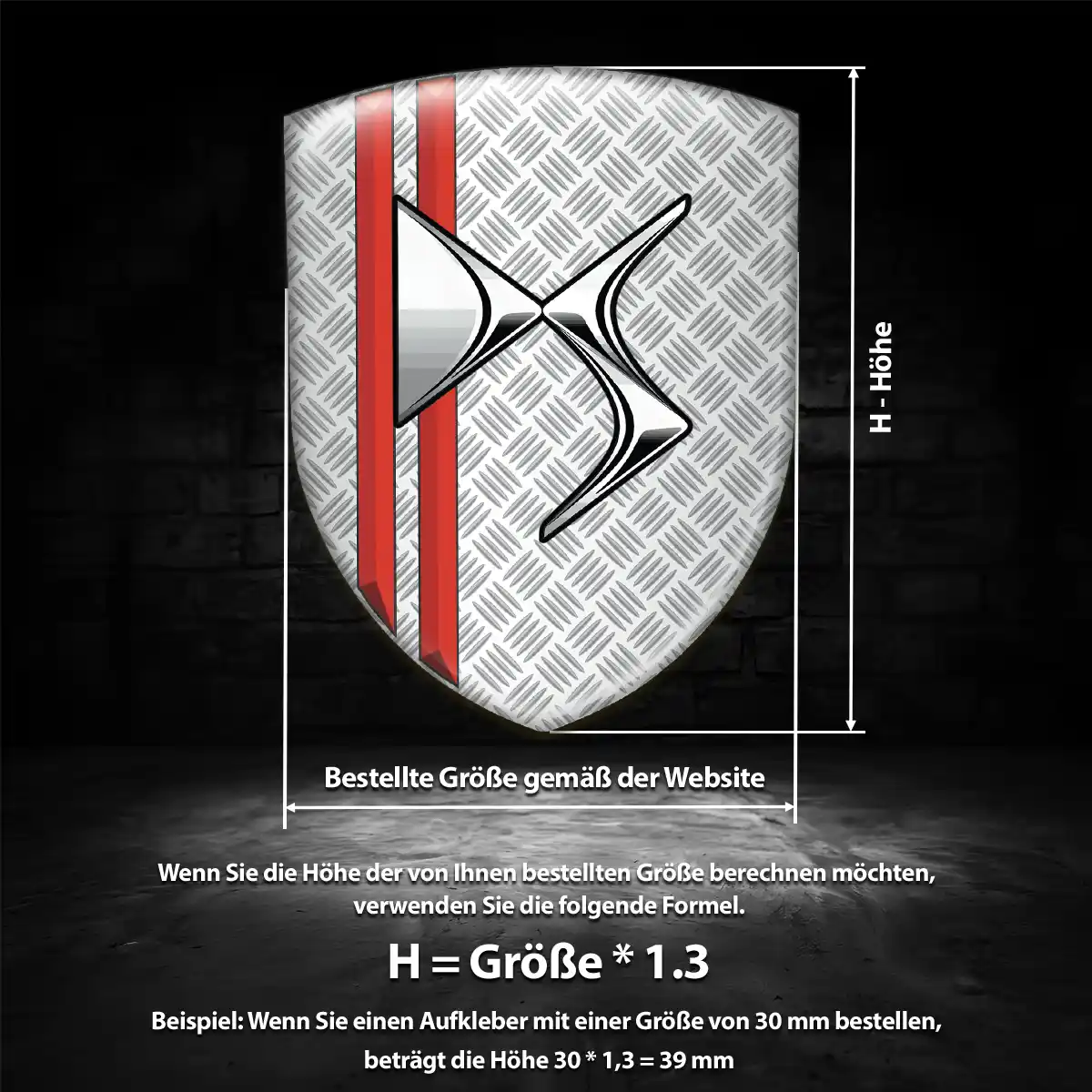 Citroen 3D Gel Aufkleber Emblem Markenedition