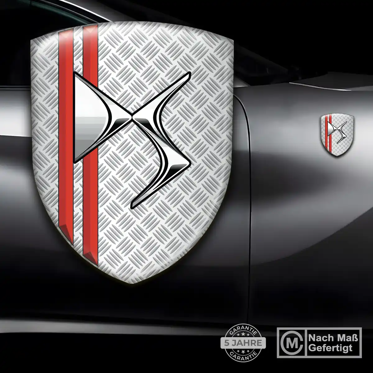 Citroen 3D Gel Aufkleber Emblem Markenedition