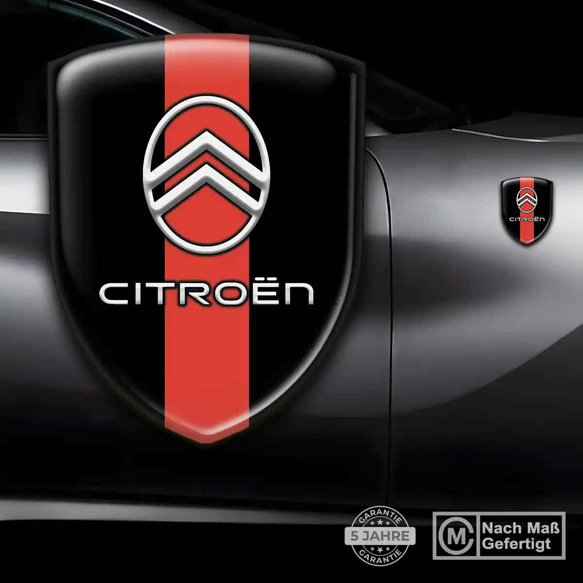 Citroen 3D Gel Aufkleber Emblem Premiumqualität