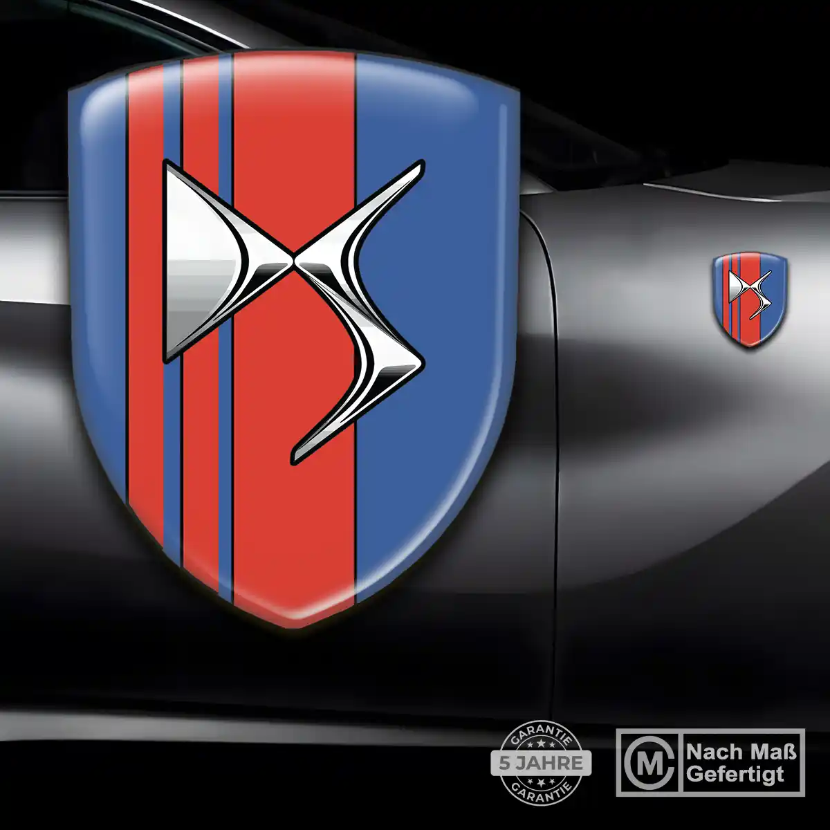Citroen 3D Gel Aufkleber Emblem Stilvolles Design