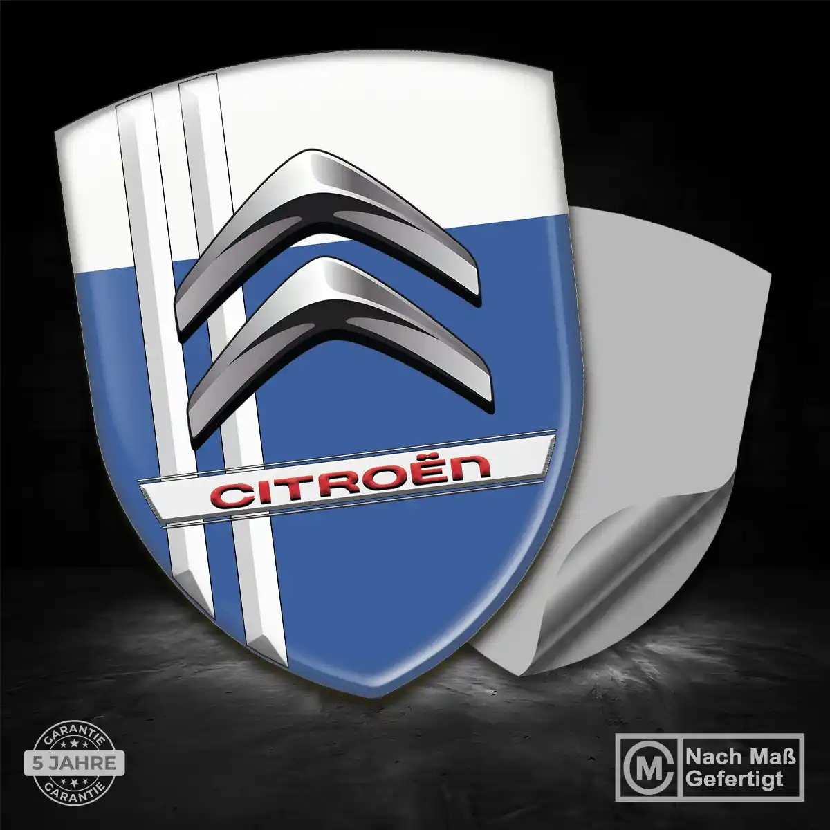 Citroen 3D Gel Aufkleber Embleme Auto Edles Design