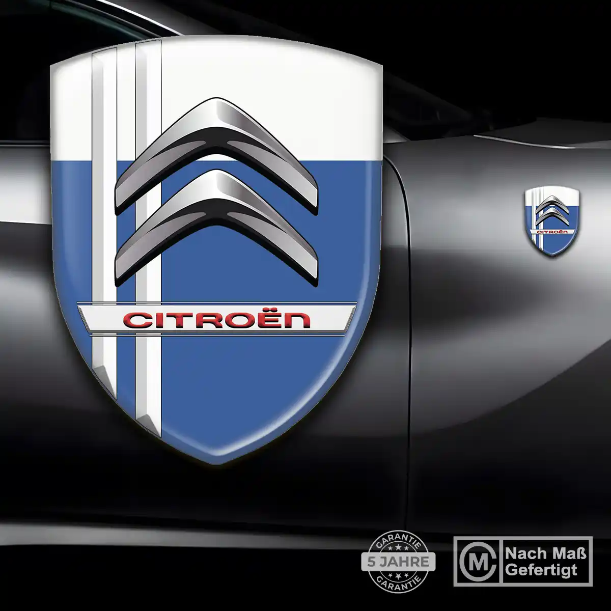 Citroen 3D Gel Aufkleber Embleme Auto Edles Design