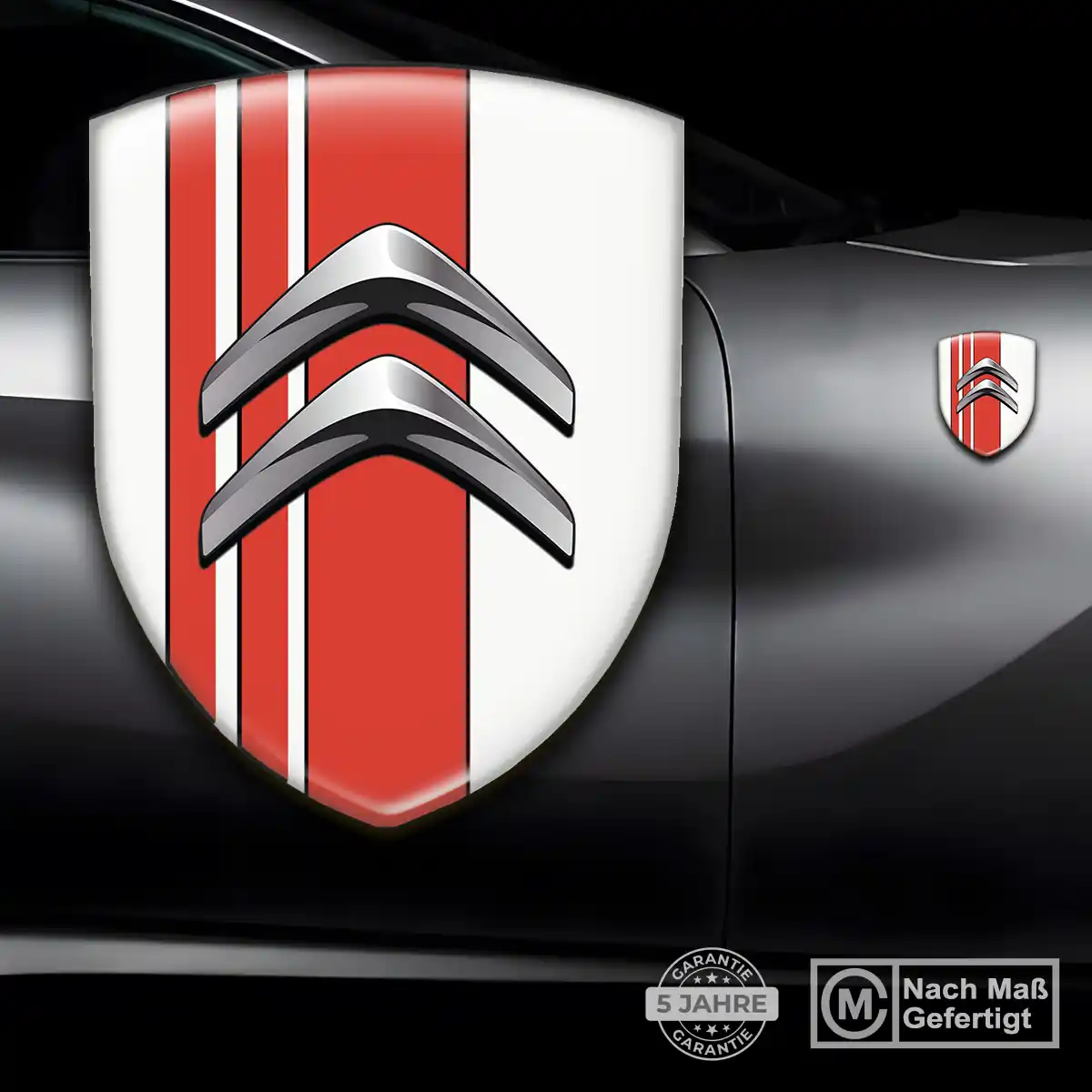 Citroen 3D Gel Aufkleber Embleme Auto Interieurdesign