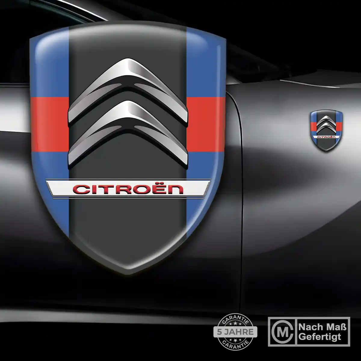 Citroen 3D Gel Aufkleber Embleme Auto Premiumqualität