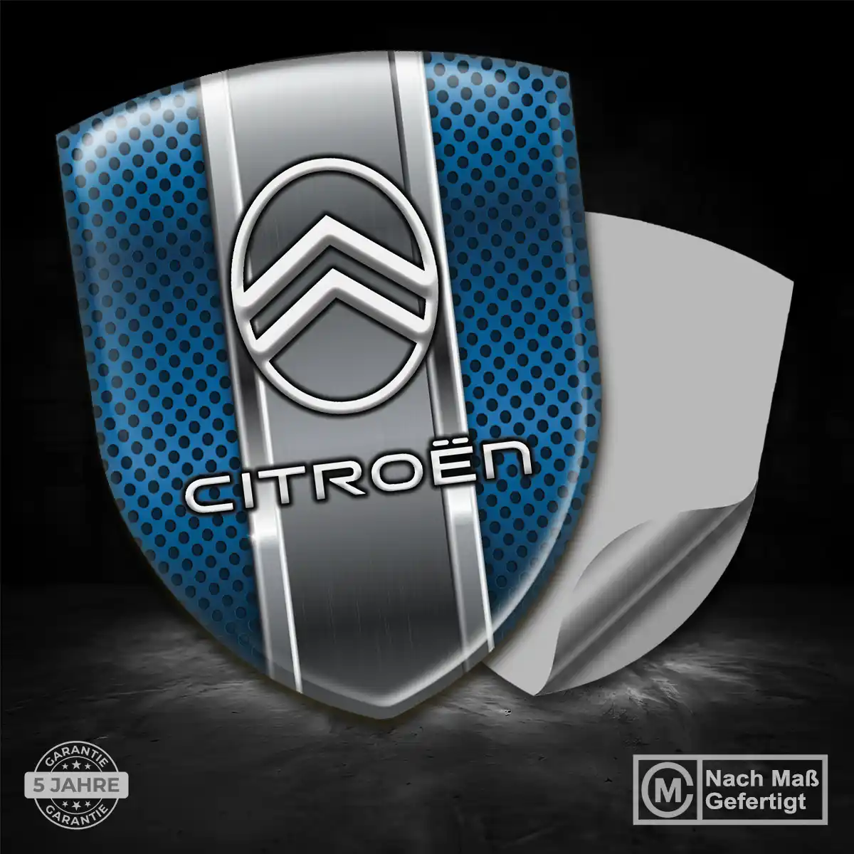 Citroen 3D Gel Aufkleber Embleme Hochwertiges Harz