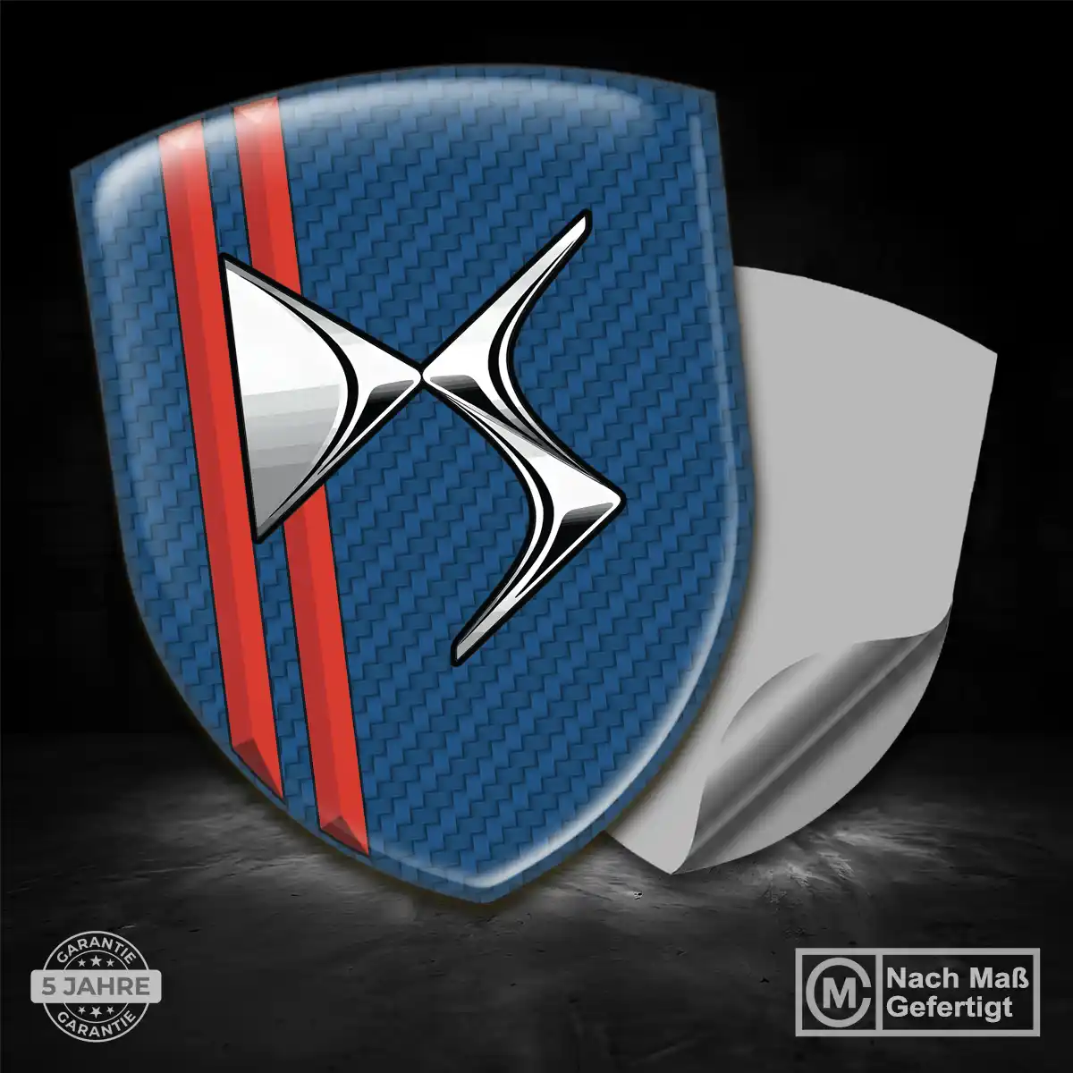 Citroen 3D Gel Aufkleber Embleme Limitierte Auflage