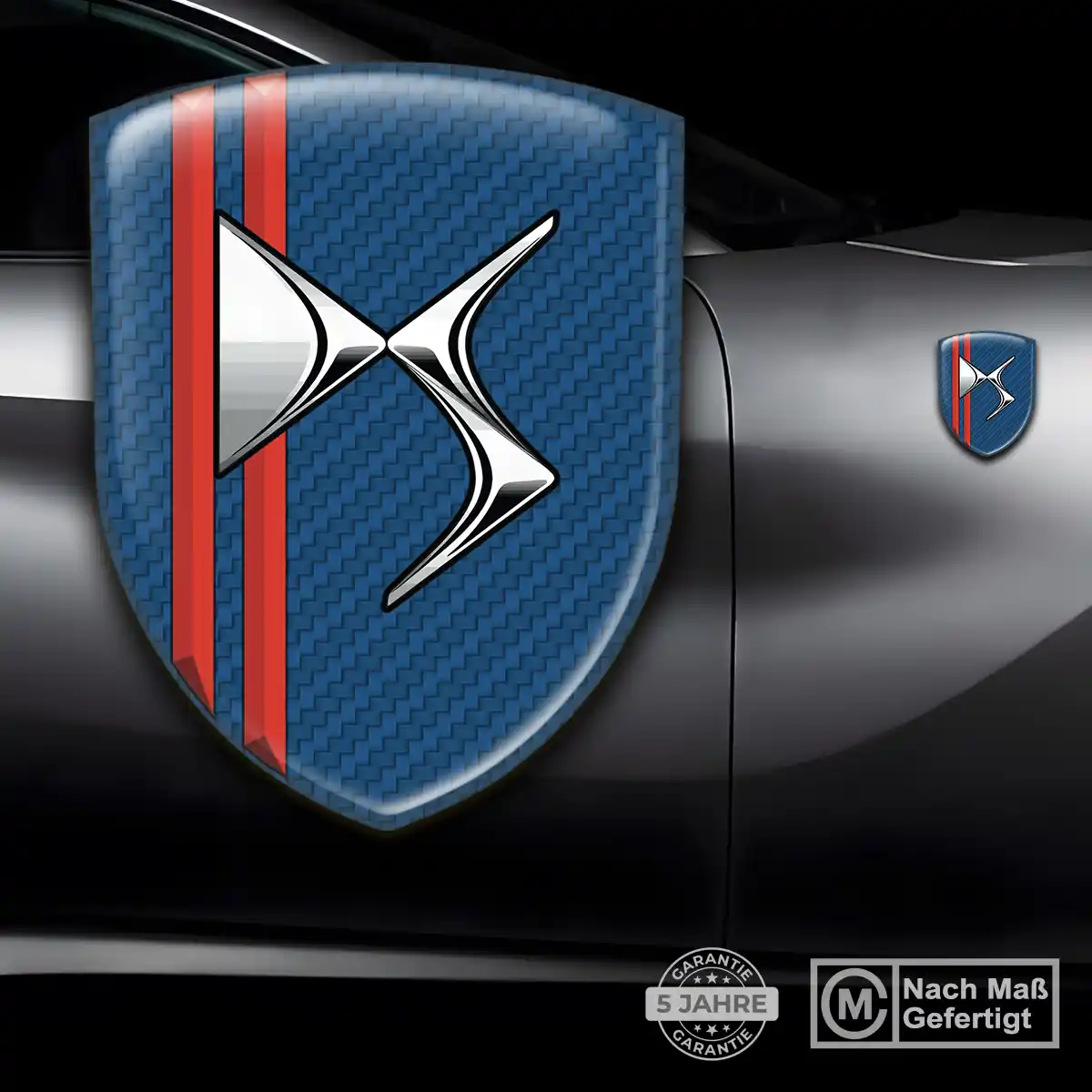 Citroen 3D Gel Aufkleber Embleme Limitierte Auflage