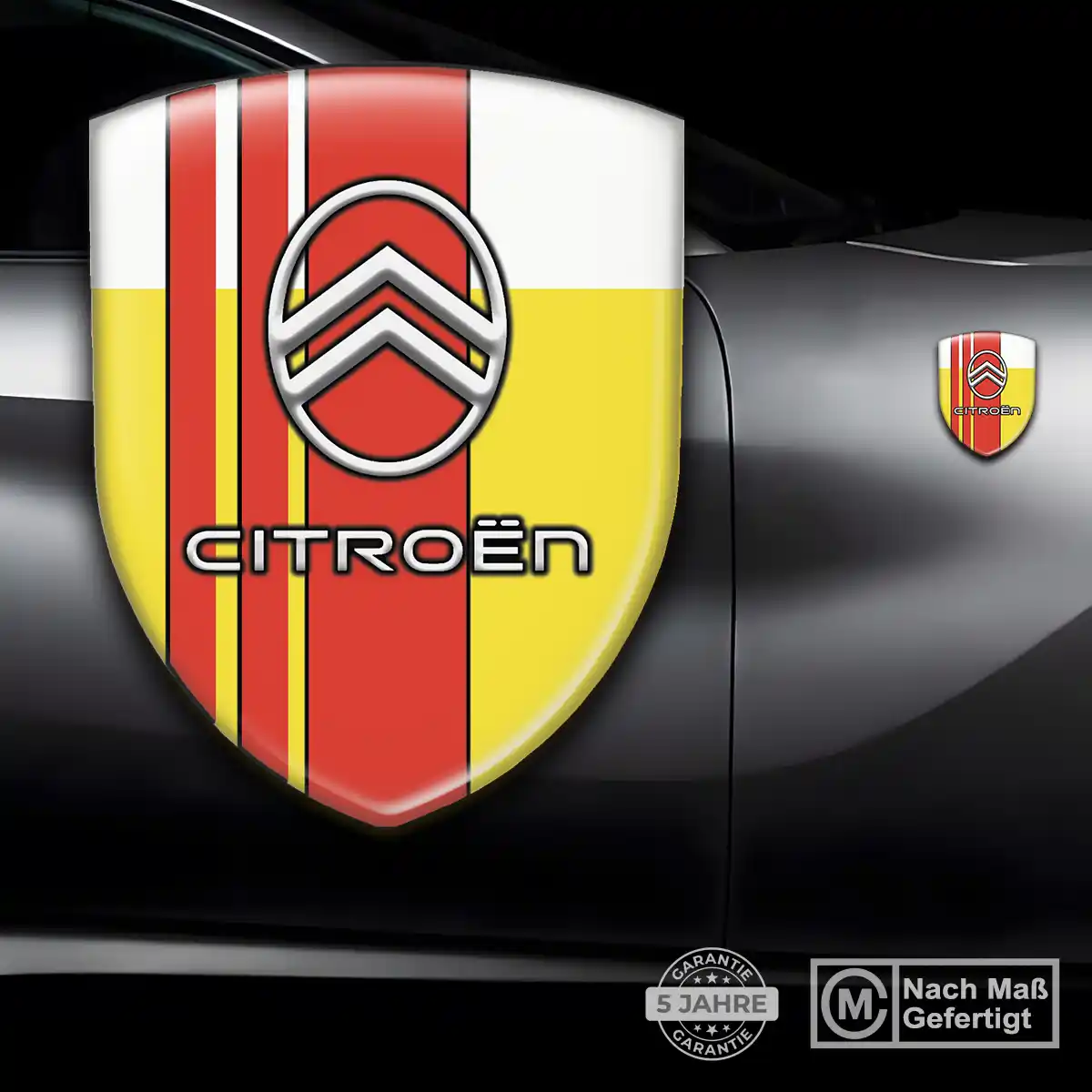 Citroen 3D Gel Aufkleber Embleme Luxus-Edition