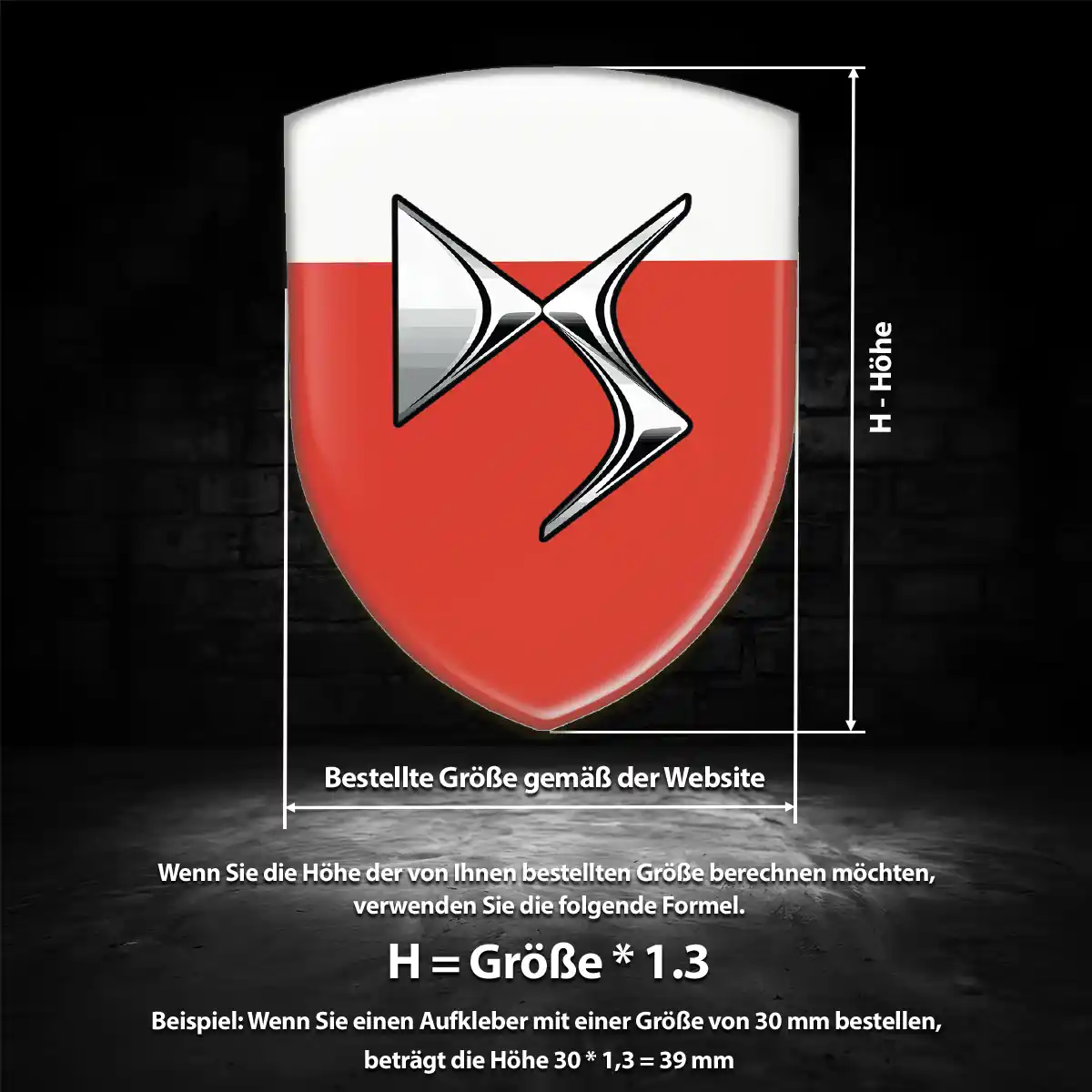 Citroen 3D Gel Aufkleber Embleme Markenedition