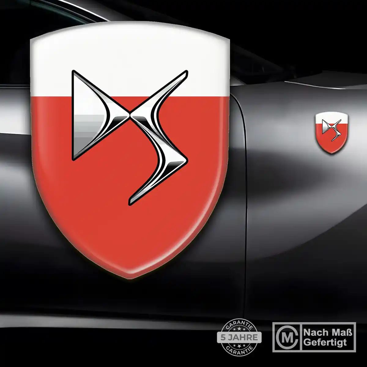 Citroen 3D Gel Aufkleber Embleme Markenedition