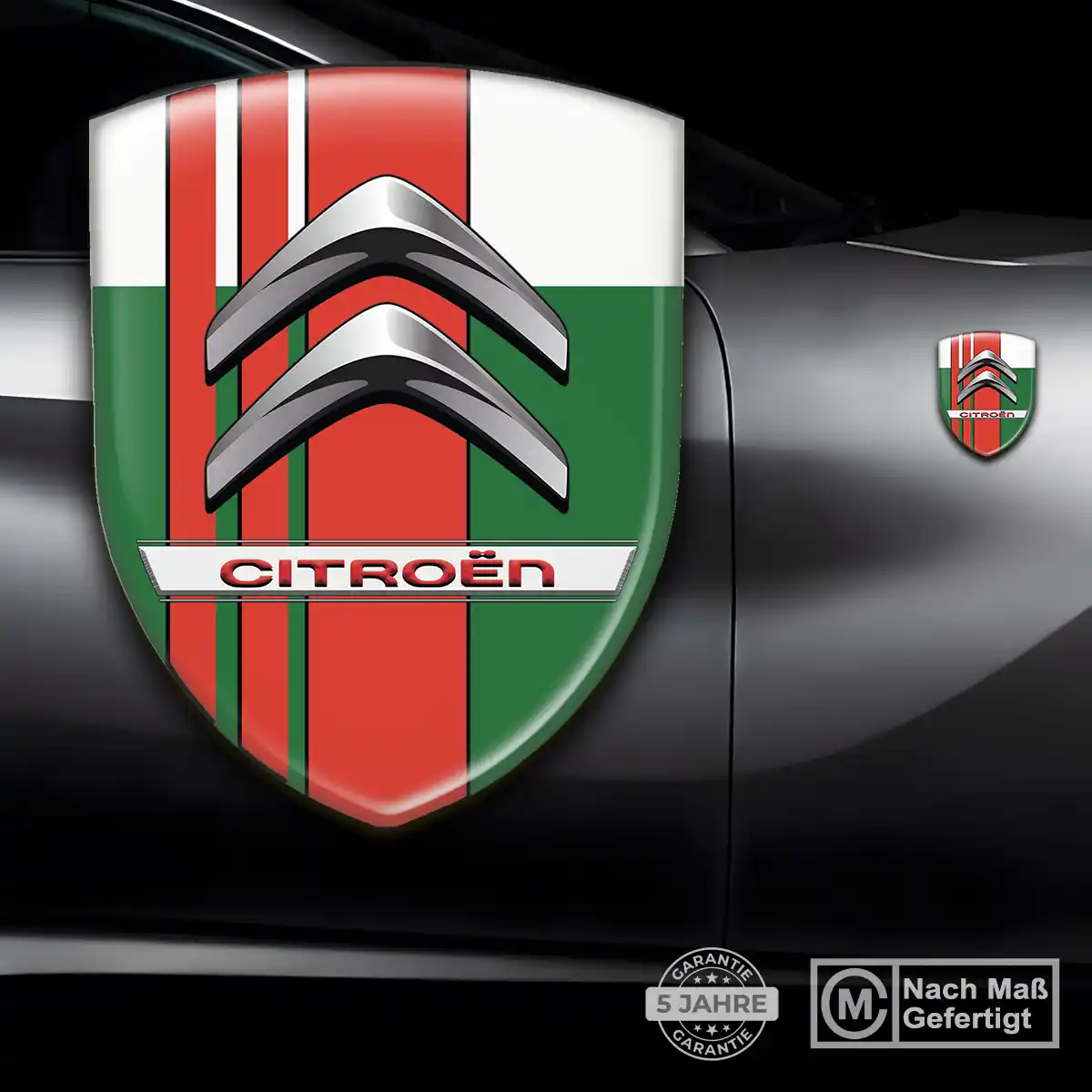 Citroen 3D Gel Aufkleber Embleme Premiumqualität