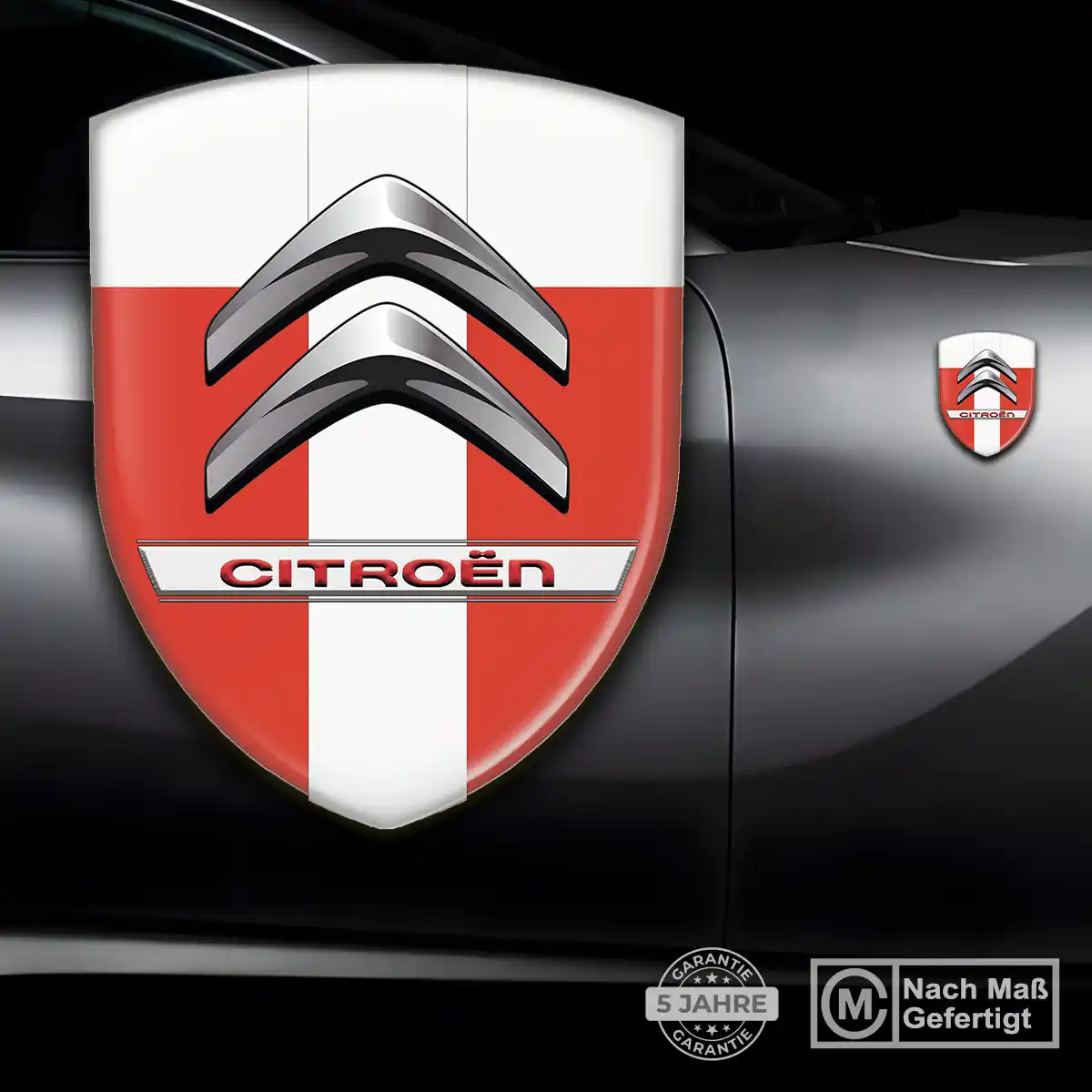 Citroen 3D Gel Aufkleber Embleme Tuningfahrzeug